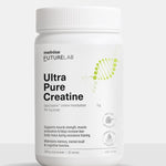 Melrose FutureLab Ultra Pure Creatine shown upright from an alternate front position