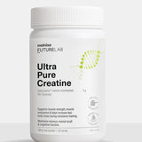 Melrose FutureLab Ultra Pure Creatine shown upright from an alternate front position