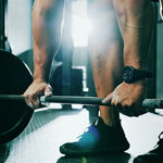 Athlete lifting a barbell in official Melrose FutureLab Ultra Pure Creatine lifestyle imagery