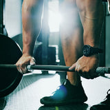 Athlete lifting a barbell in official Melrose FutureLab Ultra Pure Creatine lifestyle imagery
