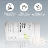 Melrose FutureLab Ultra Pure Creatine styled with powder and product benefit icons