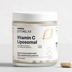 Melrose FutureLab Vitamin C Liposomal shown upright from an alternate front position
