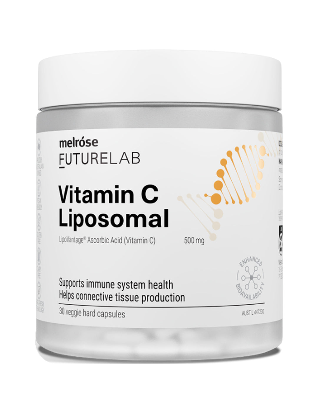 Melrose FutureLab Vitamin C Liposomal 30 caps – shadowless product image