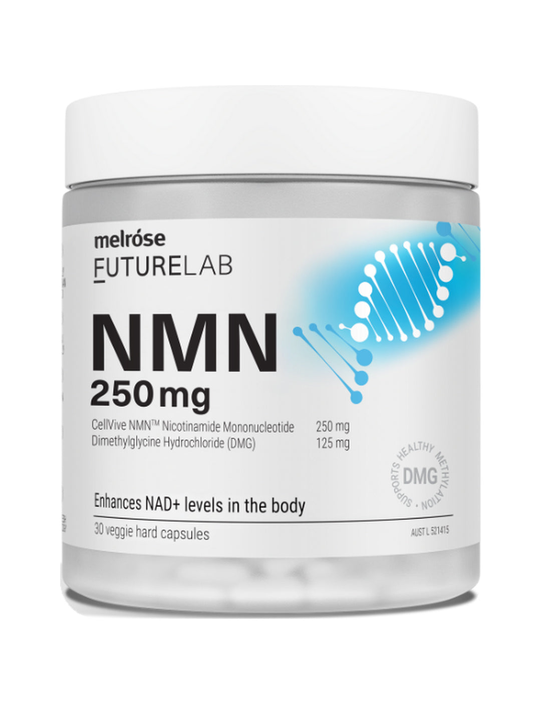 Melrose FutureLab NMN Capsules 250mg 30 caps – shadowless product image