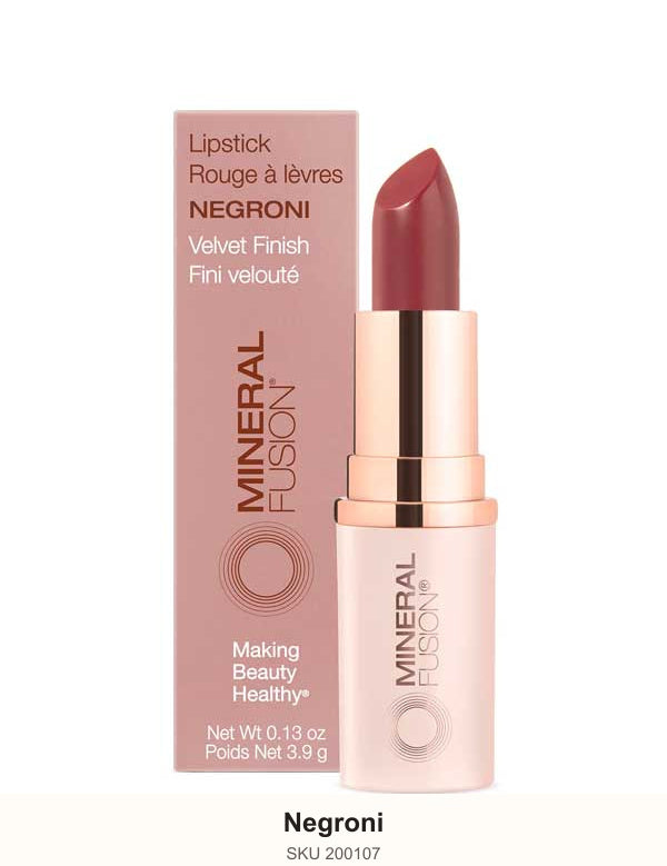 Mineral Fusion Lipstick 3.9g – shade Negroni, SKU 200107