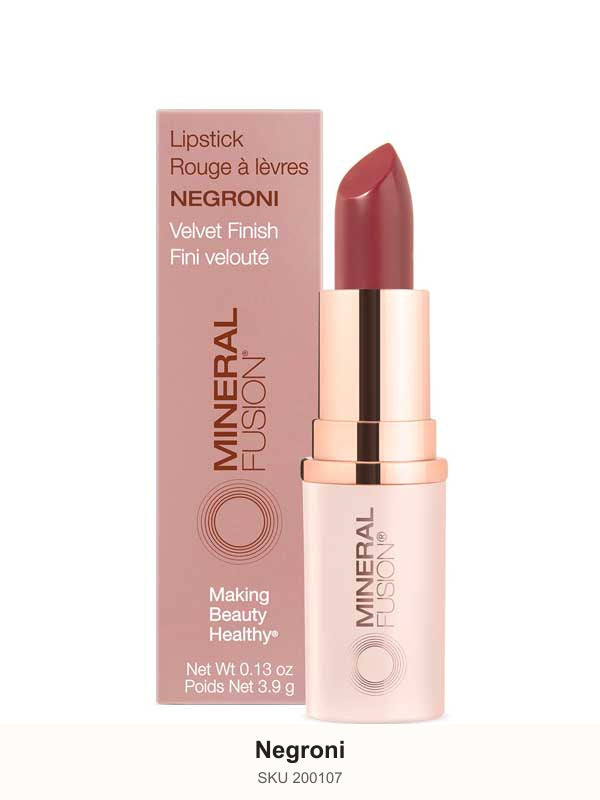 Mineral Fusion Lipstick 3.9g – shade Negroni, SKU 200107