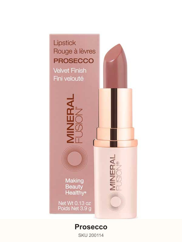 Mineral Fusion Lipstick 3.9g – shade Prosecco, SKU 200114