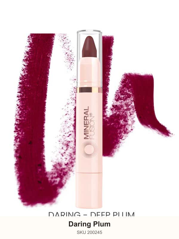 Mineral Fusion Sheer Moisture Lip Tint 2.3g – shade Daring Plum, SKU 200245