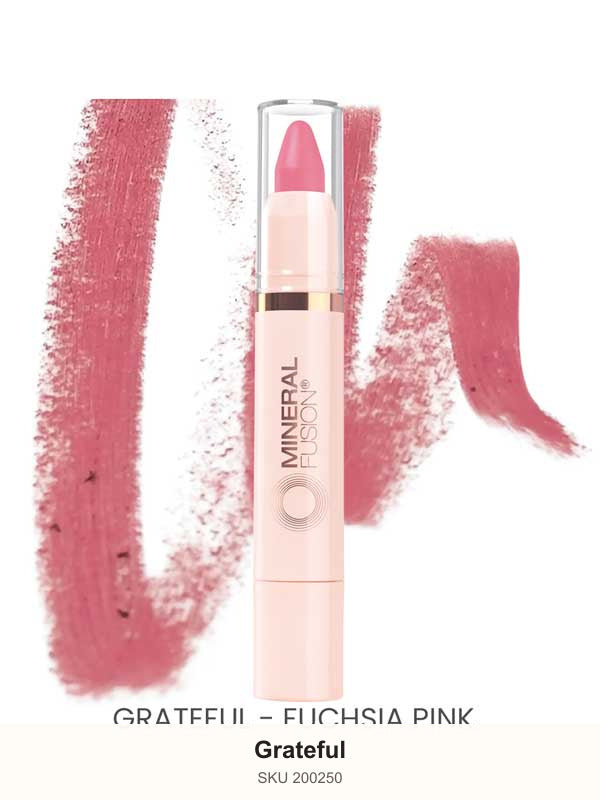 Mineral Fusion Sheer Moisture Lip Tint 2.3g – shade Grateful, SKU 200250