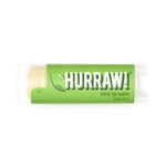 Overhead view of Hurraw! Organic Lip Balm - Mint 4.8g