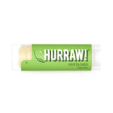 Overhead view of Hurraw! Organic Lip Balm - Mint 4.8g