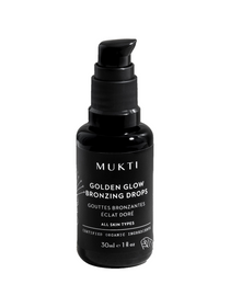 Mukti Golden Glow Bronzing Drops 30ml — bottle on a white background
