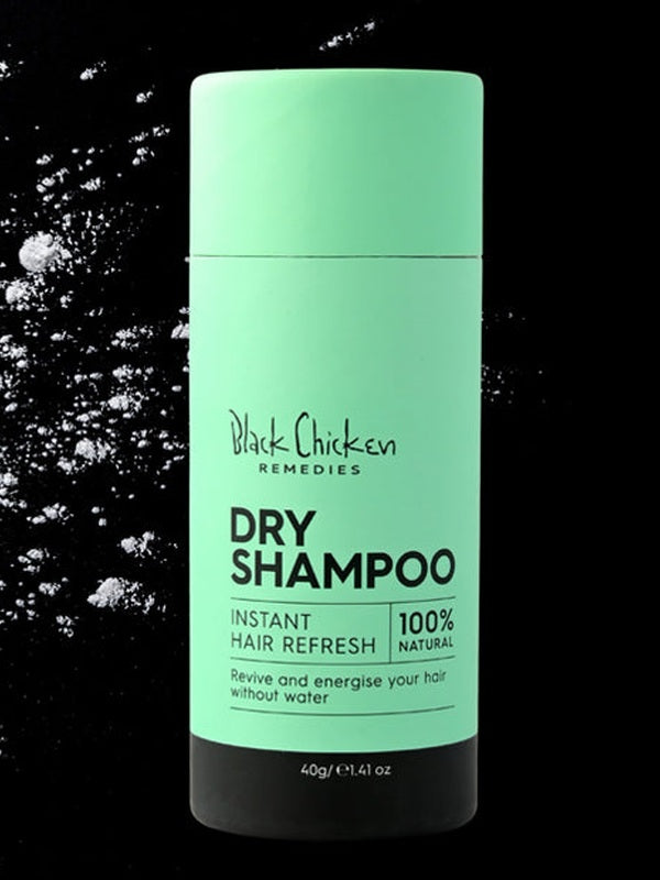 Benzene free Dry Shampoo – Black Chicken Remedies Natural Dry Shampoo 40g