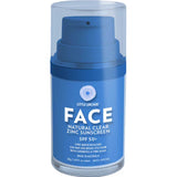 Little Urchin Natural Face Clear Zinc Sunscreen SPF 50 50g Pump