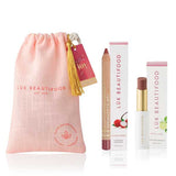 Luk Beautifood Lip Duo Deluxe Pouch - Nude Rose