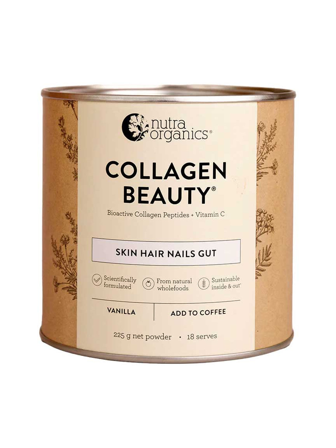 Nutra Naturals Collagen Beauty Vanilla 225g