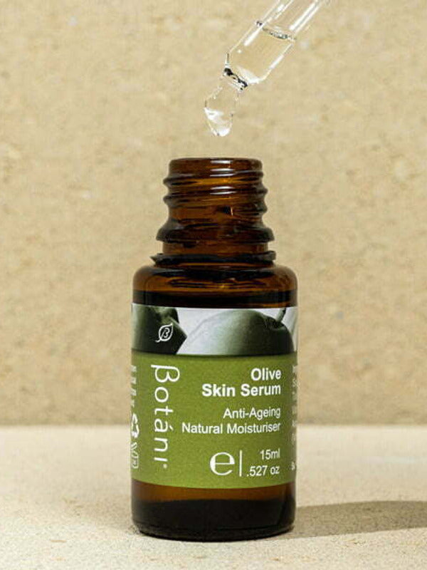 Botani Olive Skin Serum 15ml — olive skin serum dropper detail