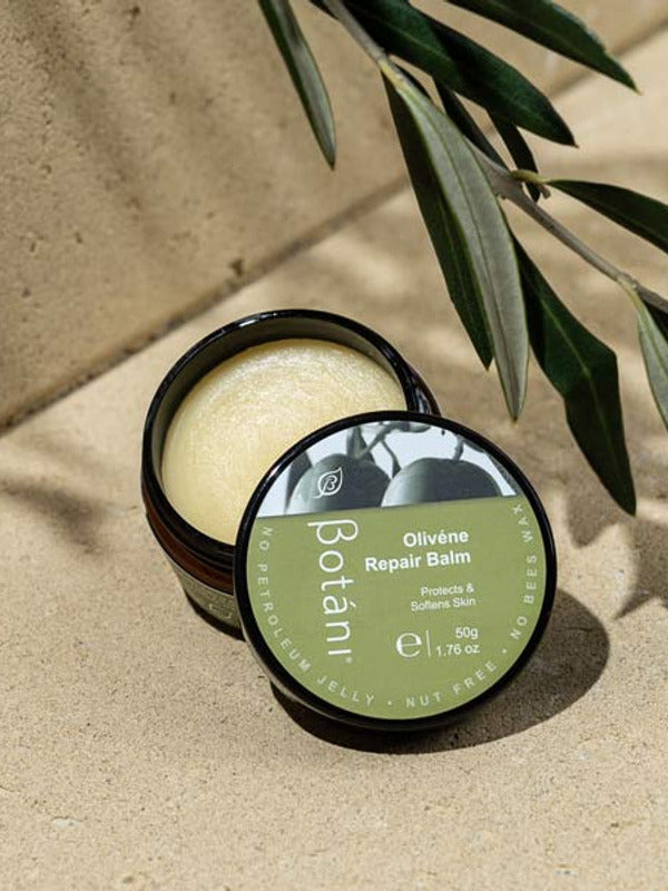 Botani Olivene Repair Balm 50g — olivene repair balm with olive leaves
