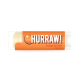 Overhead view of Hurraw! Organic Lip Balm - Orange 4.8g