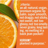 Product standards and certifications for Hurraw! Organic Lip Balm - Orange 4.8g