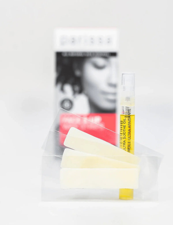 Parissa Face and Lip Wax Strips kit contents