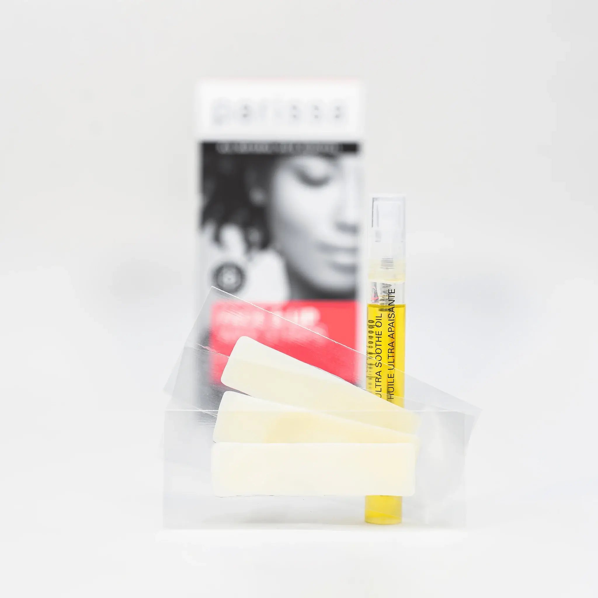 Parissa Face and Lip Wax Strips kit contents