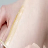 Parissa Organic Sugar Wax applied to the leg
