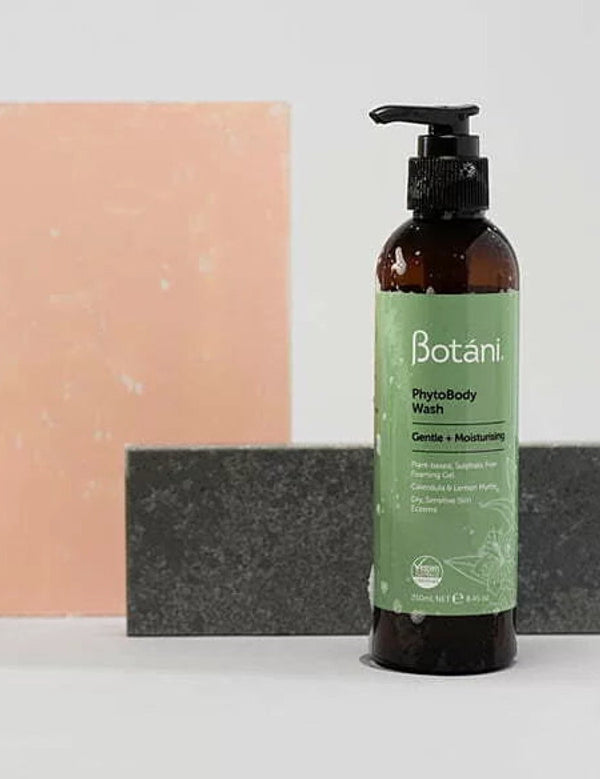 Botani Phytobody Wash 250ml — body wash styled with colour blocks
