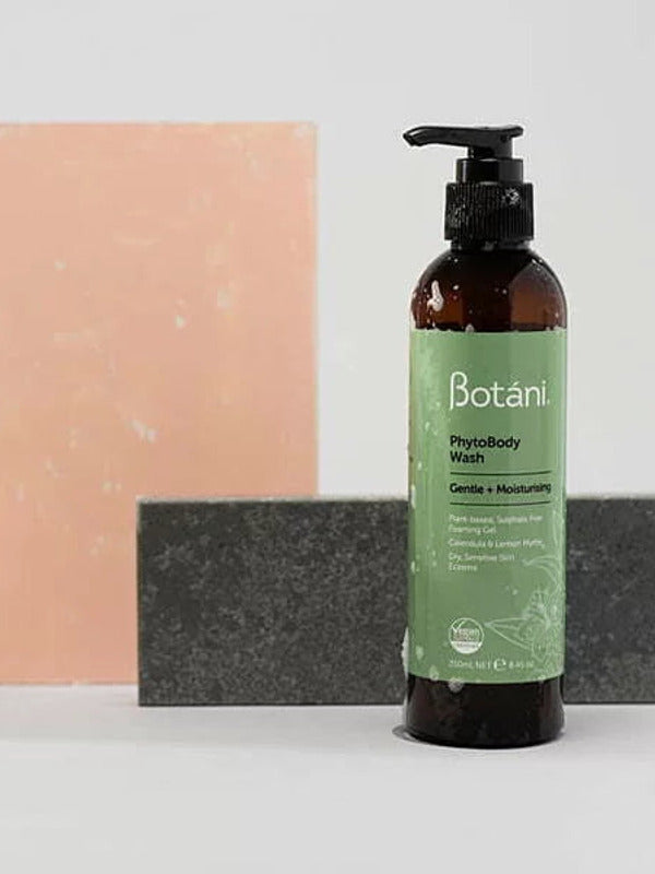 Botani Phytobody Wash 250ml — body wash styled with colour blocks