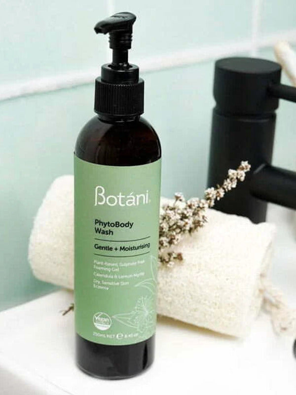Botani Phytobody Wash 250ml — body wash in bathroom setting