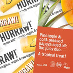 Product and flavour details for Hurraw! Organic Lip Balm - Pineapple 4.8g