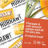Product and flavour details for Hurraw! Organic Lip Balm - Pineapple 4.8g