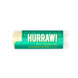 Overhead view of Hurraw! Pitta Lip Balm Coconut Mint & Lemongrass 4.8g