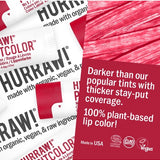 Product and flavour details for Hurraw! Rouge à Lèvres Plantcolor No 1 4.8g