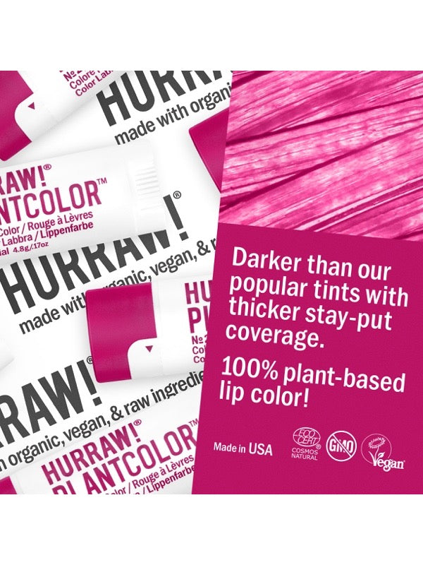 Product and flavour details for Hurraw! Rouge à Lèvres Plantcolour No 2 4.8g