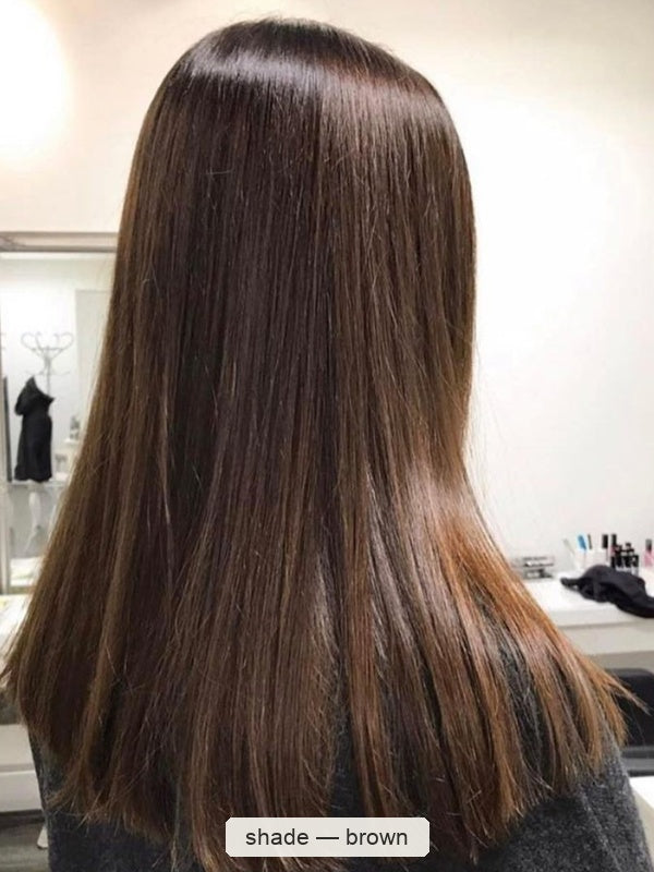 Radico Organic Hair Colour – Brown long hair result, SKU R-BROHC
