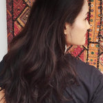 Radico Organic Hair Colour – Dark Brown long wavy result, SKU R-DBOHC