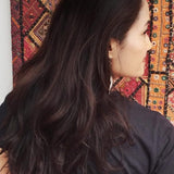 Radico Organic Hair Colour – Dark Brown long wavy result, SKU R-DBOHC