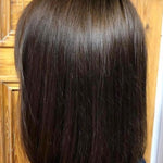 Radico Organic Hair Colour – Dark Brown straight hair result, SKU R-DBOHC