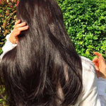 Radico Organic Hair Colour – Dark Brown long outdoor result, SKU R-DBOHC