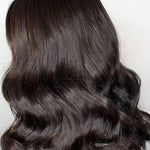 Radico Organic Hair Colour – Soft Black salon curl result, SKU R-SBOHC