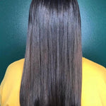 Radico Organic Hair Colour – Soft Black long straight result, SKU R-SBOHC