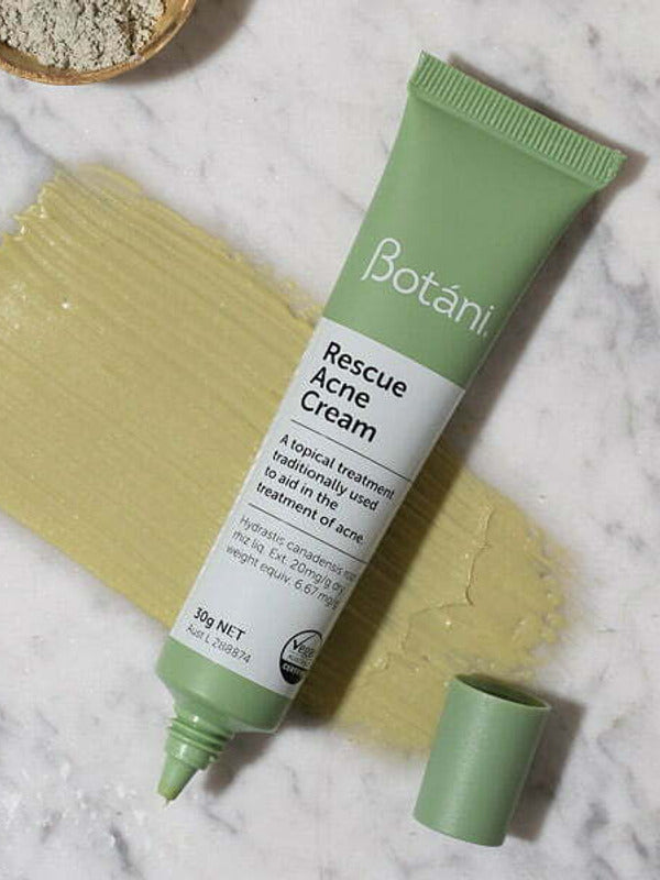 Botani Rescue Acne Cream 30g — rescue acne cream with texture