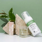 Botani Rescue Acne Foaming Cleanser 100ml — acne foaming cleanser in bathroom setting