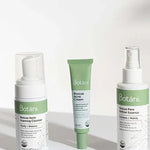 Botani Rescue Acne Trio Pack — acne trio on bathroom shelf
