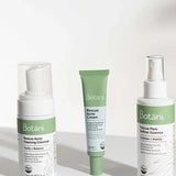 Botani Rescue Acne Trio Pack — acne trio on bathroom shelf