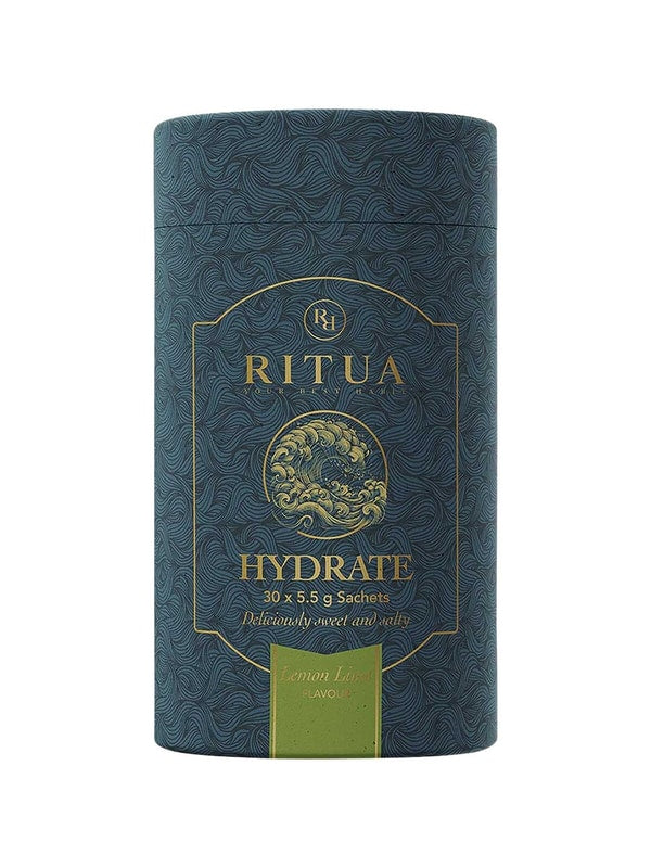 Ritua HYDRATE Electrolytes Lemon Lime 30 x 5.5g Sachets, natural supplement