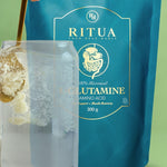 Ritua L-Glutamine being mixed into water