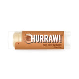 Overhead view of Hurraw! Organic Lip Balm - Root Beer 4.8g
