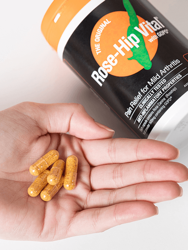 Rose-Hip Vital 250 capsules ready to take